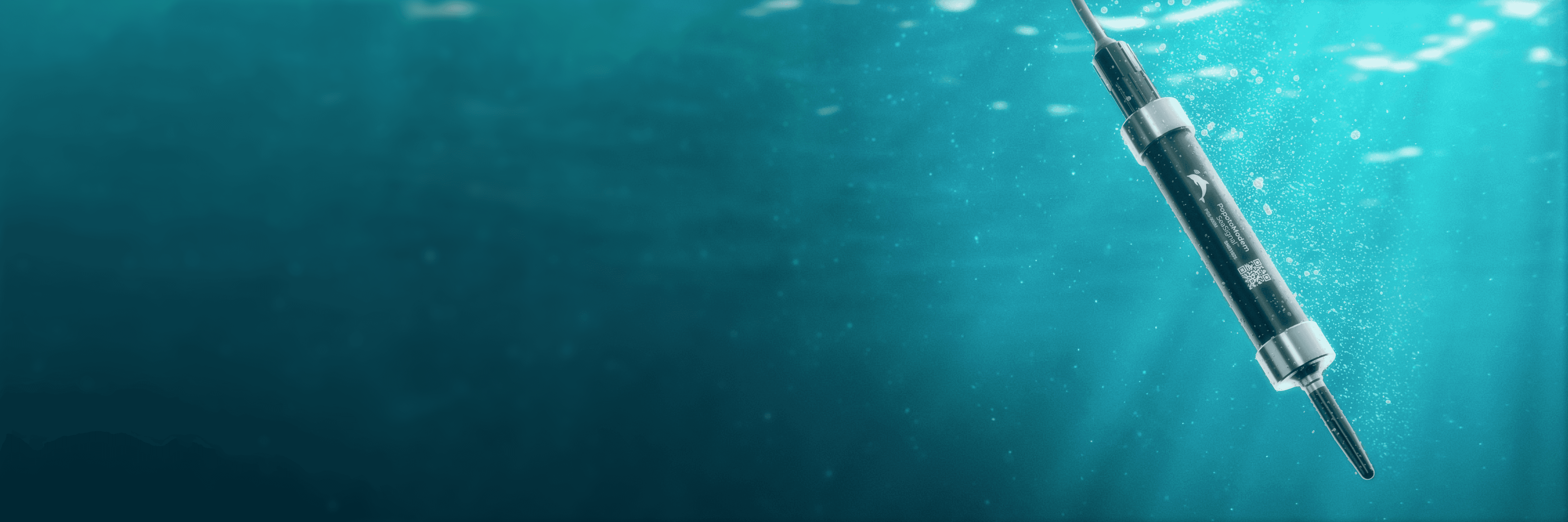 SeaSignal underwater acoustic recorder in an underwater environment